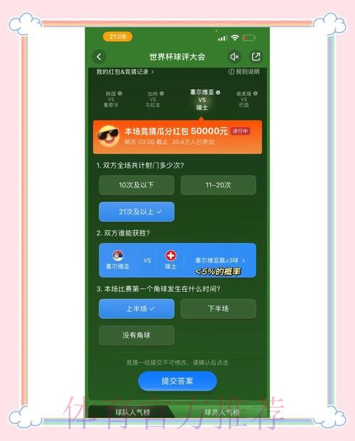 深度解读世界杯竞猜官网的热门选项